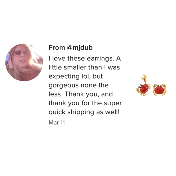 KATE SPADE • Shore Thing Crab Earrings 🔍 Crab - Picture 10 of 11